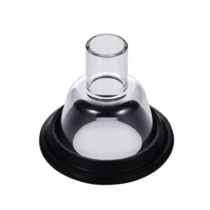 Mask: Dome Shape, clear polycarb. with Diaphragm - #0 Mini