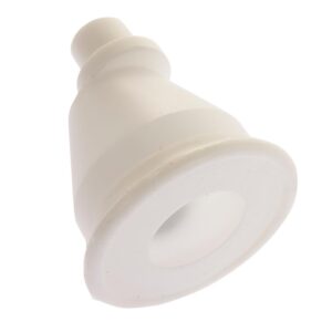 ZDS Qube Mask: Exotics                                                  40mm(1 1/2") OD Offset, Tapered, white Acetal